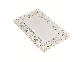 Серветки паперові ажурні кондитер прямокут 12шт/уп 19*26см (1уп/288уп)