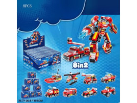 Конструктор арт. BB 052 B (128шт) 8 видiв у дисплеї 25,7*25,9*10,5см