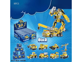 Конструктор арт. BB 054 B (128шт) 8 видiв у дисплеї 25,7*25,9*10,5см