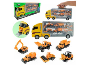 Трейлер із машинками арт. PS 006-4 (36шт) короб. 34,5*14,9*9,5см