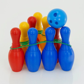 0732 Кегли  "Радуга 9" (3шт)