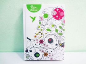 Блокнот А6, тверда обкладинка, кремовий блок, ляссе, 160 арк., ТП-47 (12 шт.)