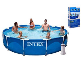 Басейн каркасний 28212 Intex 366х76см 6503л, фільтр,насос (1шт)