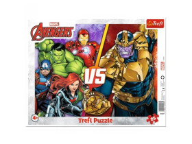 Пазли 25 елементів(Рамкові) - "Непереможна команда Месників"/ MARVEL /Trefl 31427