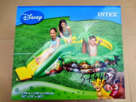 Бассеин 57445 (3шт) с душем и горкой