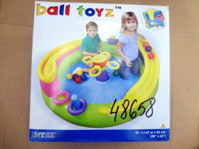 Игровой центр 48658 (3шт) круглый с мячиками