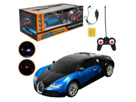 Машина р/к PM2402 BLUE "POWERMOTORS",1:24 BUGATTI VEYRON,синiй колiр, акум., у кор.27*15*11см