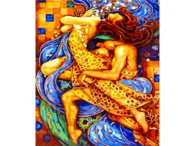 30435 Картина за номерами, пензлик+фарби 40*50см