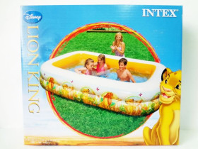 Бассейн 57492 (2шт) детский 262-175-56см, 2 возд канала с встроен клапаном для накачивания, дисней