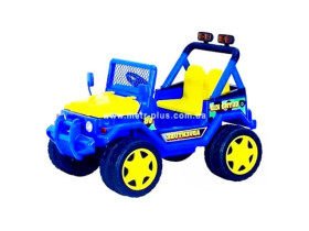 Карт M 1565-3 (1шт) жел, педальный, ручной тормоз, надувные колеса, красный, в кор-ке, 89-48-48см