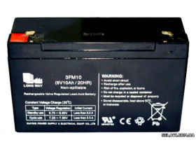 Батарея 6V-10AH (1шт) для электромобилей FB958/JE118/A08/A22/A15/A30