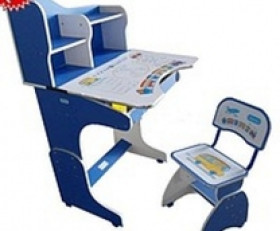 Парта НВ 2071-01 (1шт) регулир-я высота, синяя