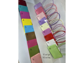 Сумка паперова велика №13 бузкова 22*13*35см (10шт)