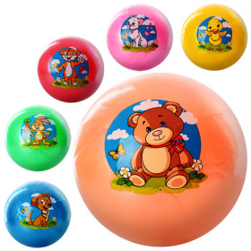 Мяч детский MS 2601 (240шт) 9 дюймов, единорог