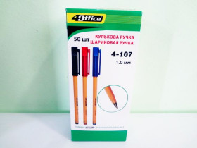 Ручка 4OFFICE 4-107 шар.син.(50/1000)