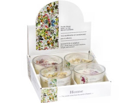 Ароматична свічка KF004 "Nordic Home" у склянці D8*6см (4шт)