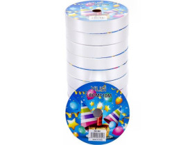 Лента полипропиленовая, 18 мм×10 м, белая, арт. 13-176 (10 шт.)