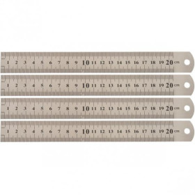 Лінійка металева 20см (20шт)