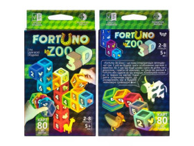 Настільна гра Fortuno ZOO 3D GF3D-02-01U DT-MH-14-59 УКР. Danko Toys