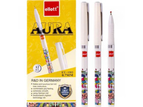 Ручка масляна AURA Ellott CL1903-12 синя (12шт/1728)