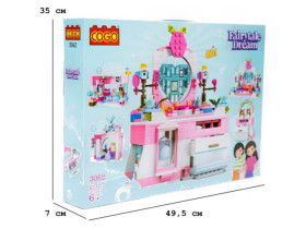 Конструктор 3062 "Дівчатка" (653 елм.) Салон краси / COGO