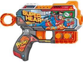 Іграшковий BH120 пістолет механічний з м\'якими набоями Super Hear (20 х 13.5см)
