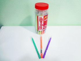 411055 Ручка 1Сентябрьская масляная "Spin 6" синяя (30шт2400)