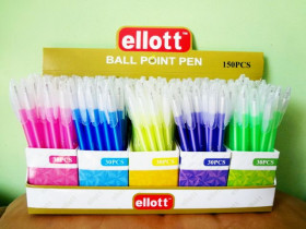 Ручка "W" 8007 син (150/3000)