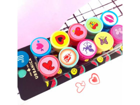 Штамп дитячий н-р 10шт Любов 68-2/2302 (12уп) 819006