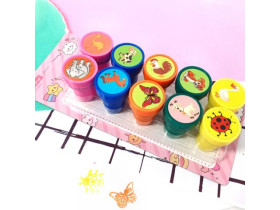 Штамп дитячий н-р 10шт Тваринки 68-3/2302 (12уп) 819007