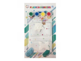 Набор гипсовых фигурок 2шт+краски, кисточка 8-1/858215