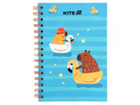 Блокнот Kite А5, 80 арк., клітинка, картонна обкладинка, Cute K25-1911-2