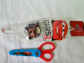 480151 Ножиці "Тачки" 13см, в футлярі, в чіхлі (24шт)