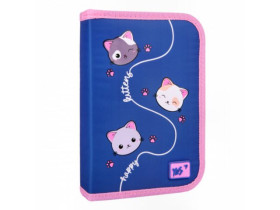 Пенал твердий YES одинарний з двома клапанами HP-04 Meow-Meow 533623