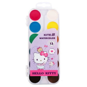 Фарби акварельні Kite 12 кол. HK25-061 Hello Kitty 1шт/12