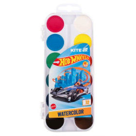 Фарби акварельні Kite 12 кол. HW25-061 Hot Wheels 1шт/12