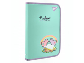 Папка YES пласт. на блискавці FC "Pusheen" з бабл 491559