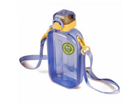 Пляшка-фляга Yes "Fusion" 750 мл, жовто-блакитна 708196