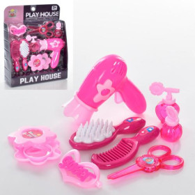 Н-р перукаря 698-29 (96шт) фен,ножиці,в кор-ці,20-25-7см