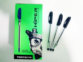 Ручка масл.HO-520 Hiper Perfecto 0.7мм чорна (50шт)