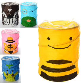 Корзина для игрушек M 1304 (60шт) высота41см, 5видов