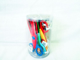 480134 Ножниці 13см (8шт) в тубусе