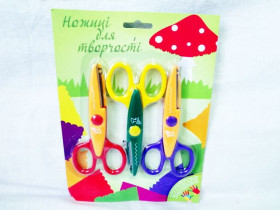 480133 Ножниці в наб,13см (3шт/наб)