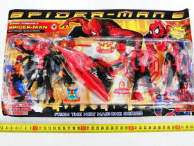 Спайдермен 76806 (48шт) 4шт в слюде+скутер