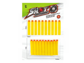 Паролонові снаряди W816-70 (10шт. у наборі) пакет 8*15см (1уп)