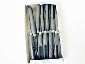 Набір шило-гачок, пластикова ручка №4 (10 шт.)