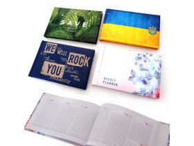 Щоденник А6 недатований паралон 136стр,лінія