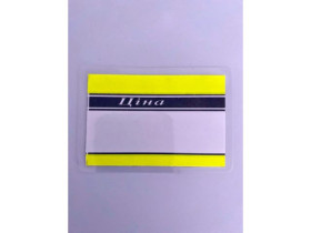 Ценник ламинированный ЖЕЛТЫЙ (10/50) 8,5*5,5см