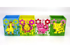 Стакан для ручок дитячий дерево 562104 (30шт)