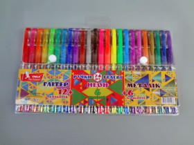 Н-Р гель "Умка" 12+6+6кол.Glitter+Neon+Metallic ГР-54 (12/48)